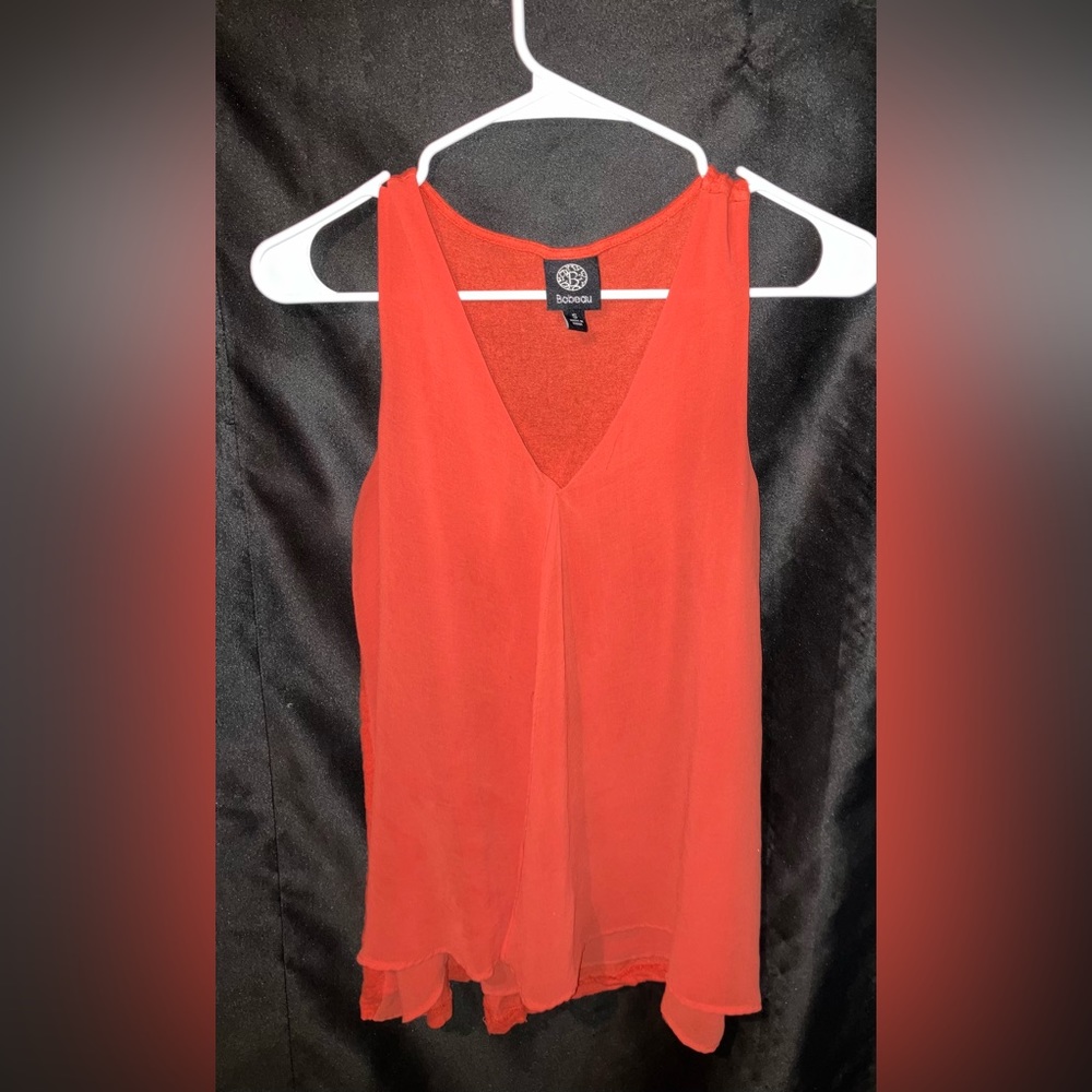 BOBEAU PEACH BLOUSE